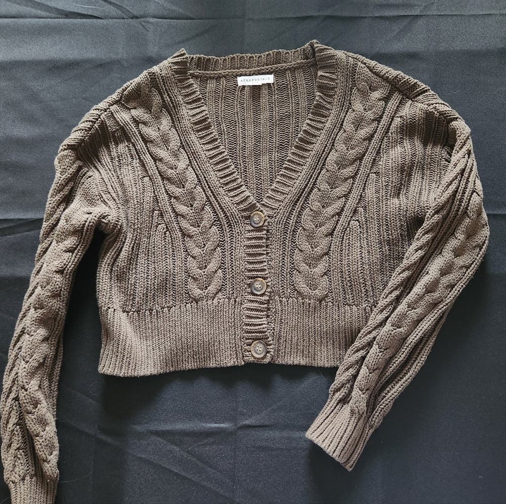 Aeropostale Cropped Cardigan
